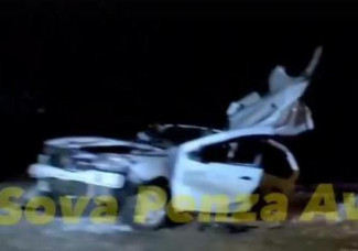 Появилось видео с места ДТП в Пензе, в котором погиб 19-летний пассажир такси