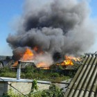 В Никольске горят частные жилые дома