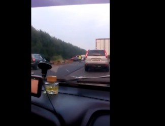 В Интернете появилось видео с места жуткой аварии на трассе «Тамбов-Пенза»