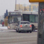 Жесткая авария в Пензе: легковушка столкнулась с автобусом