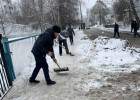 В Пензе очистили от снега Ленинский район