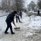 В Пензе очистили от снега Ленинский район