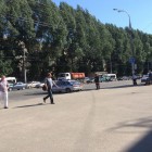 Появились фотографии с улицы Луначарского, где работают кинологи и полиция