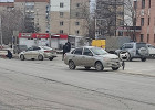 В Пензе из-за аварии с двумя легковушками встал в пробке проспект Победы