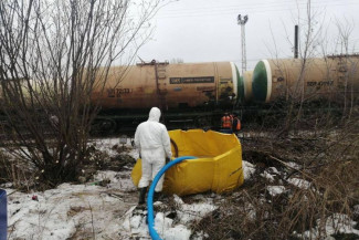 ЧП в Пензенской области: под Селиксой произошел разлив нефтепродуктов