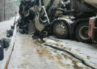  Страшный удар уничтожил кабину фуры в момент ДТП под Никольском