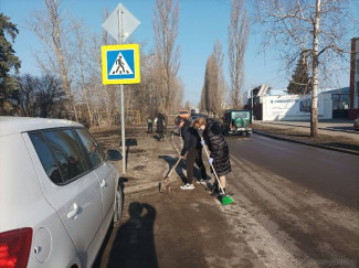 В Пензе навели порядок и чистоту на улицах Октябрьского района