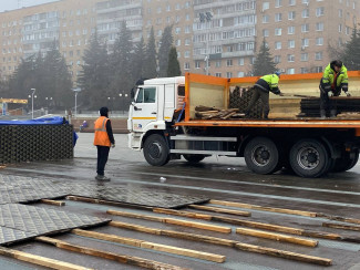 Главный фонтан Пензы начали готовить к новому сезону