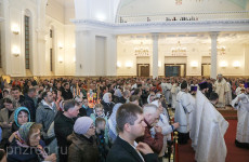 В Спасском кафедральном соборе Пензы состоялось пасхальное богослужение