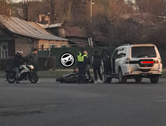 В Пензе мотоциклист разбился в ДТП на улице Пушкина
