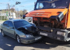 В Пензе случилось жесткое ДТП с КамАЗом и легковушкой