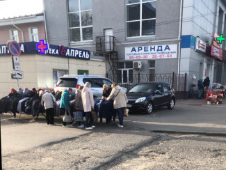 На улице Гагарина в Пензе разогнали уличных продавцов