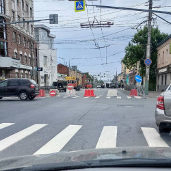 Пензенские водители стоят в пробках из-за закрытия улицы Суворова 