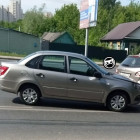 На проспекте Победы в Пензе образовалась пробка из-за ДТП