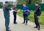 В Пензе напомнили о пожарной безопасности жителям улиц Днепропетровской и Пушкари