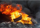 Резиновый пожар: какую опасность представляют горящие покрышки