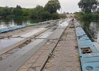 В селе Засечное Пензенского района снова закрыли понтонный мост