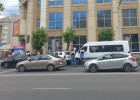 Пензенцы сообщают об аварии с маршруткой в самом центре города