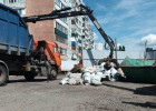 В Пензе с территории Железнодорожного района вывезли более 50 кубометров мусора