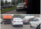 В Пензе из-за ДТП с грузовиком и легковушкой встала в пробке улица Мира