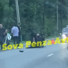 В Пензе молодой мотоциклист насмерть сбил пешехода. ВИДЕО