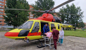 Пациента с острой сердечной патологией доставили в Пензу на вертолете