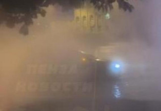 Появилось видео с места ЧП в Пензе, где чуть заживо не сварились люди