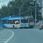 На проспекте Победы в Пензе столкнулись два троллейбуса