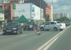 Аварию с мотоциклистом прокомментировали в пензенском УГИБДД