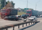 На трассе под Пензой случилась массовое ДТП: на месте работают врачи
