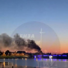 Пензенцы заметили огромный столб дыма на Бакунинском мосту