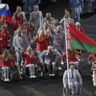 Белорусские спортсмены вынесли российский флаг на церемонии открытия Паралимпиады-2016
