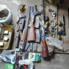 В Пензе в одном из гаражей нашли целый арсенал оружия