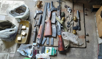 В Пензе в одном из гаражей нашли целый арсенал оружия