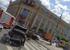 Жуткая авария в центре Пензы: возле ЦУМа разбились две машины