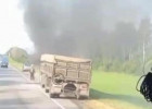 На трассе Тамбов – Пенза загорелся грузовик