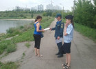В Пензе провели проверки возле водоемов Октябрьского района