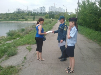 В Пензе провели проверки возле водоемов Октябрьского района