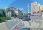 В Пензе иномарку раскурочило после столкновения с УАЗом