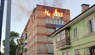 Жуткий пожар в Пензенской области: в Сердобске эвакуировали пятиэтажку