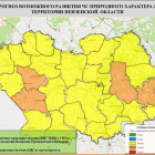 В 4 районах Пензенской области ожидается четвертый класс пожарной опасности