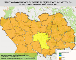 Почти во всех районах Пензенской области ожидается 4 класс пожарной опасности