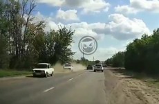 Жители пензенского района Заря засняли на видео полицейскую погоню