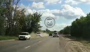 Жители пензенского района Заря засняли на видео полицейскую погоню