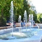В пензенском парке Белинского запустили новый фонтан