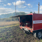 Под Пензой случился крупный пожар на территории поселка Приовражный