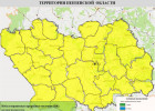 Третий класс пожарной опасности ожидается во всех районах Пензенской области
