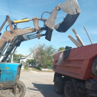В Пензе с территории Железнодорожного района вывезли 54 кубометра мусора