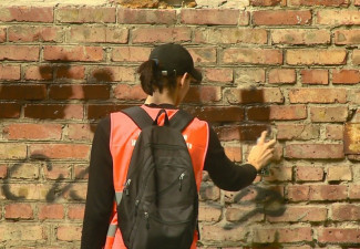 В Железнодорожном районе Пензы закрасили надписи с рекламой наркотиков