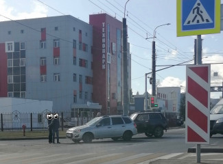В Пензе случилась авария возле технопарка Рамеев